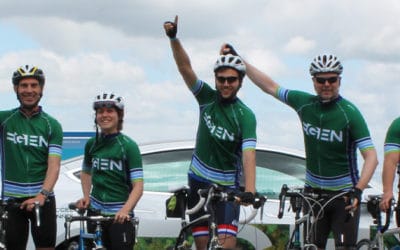 Sporty EGEN team members took part in Cycling 4 Climate event